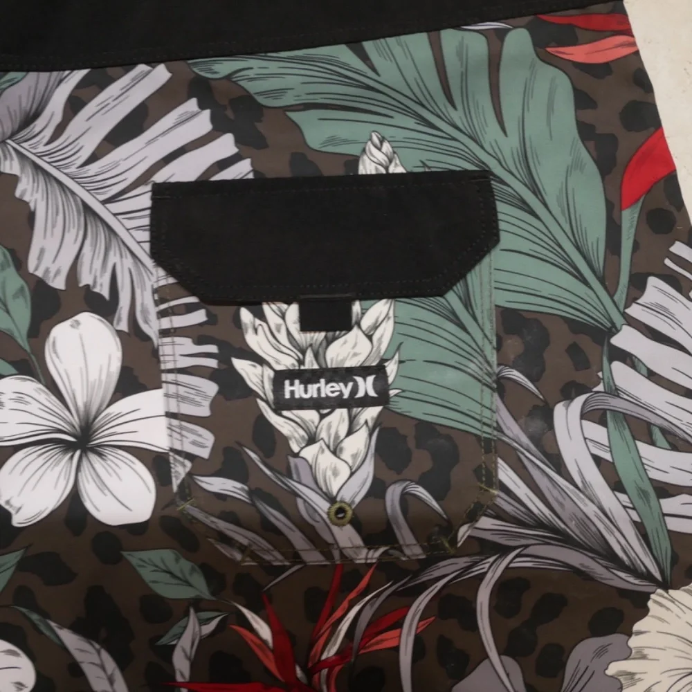 Hurley Mens Phantom Floral 18" Boardshorts NWOT~ - Picture 7 of 8